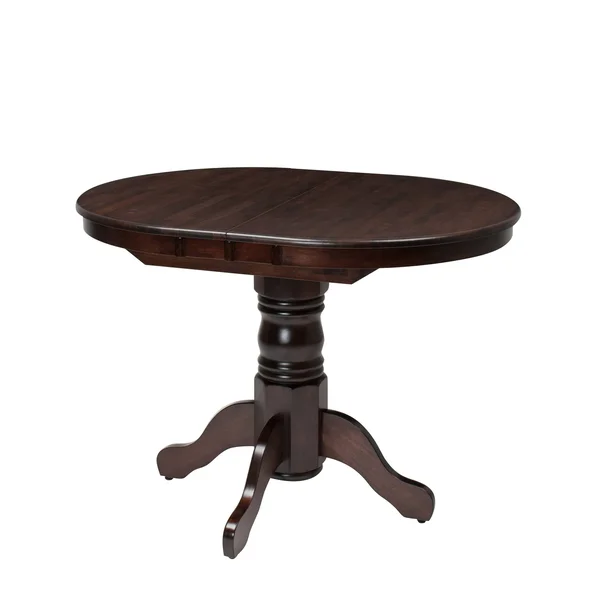 CorLiving Extendable Oval Pedestal Dining Table, Cappuccino