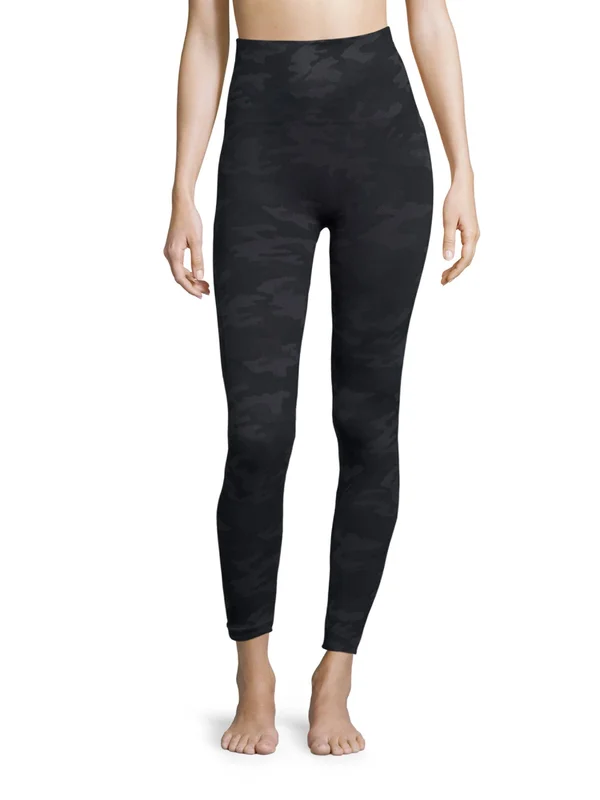 Spanx Look at Me Now Seamless Leggings Black Camo