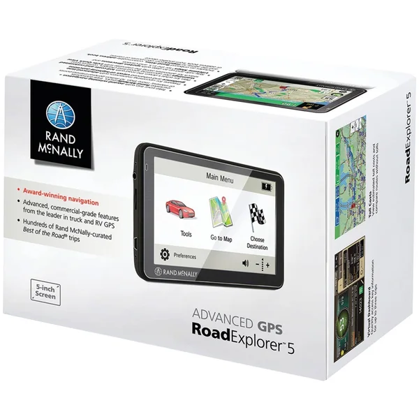 Rand McNally Road Explorer 7 6x22 Advanced Car GPS with Free Lifetime Maps