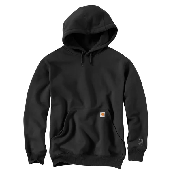 Carhartt Men's Rain Defender Paxton Heavyweight Hooded Sweatshirt, Peat, Large