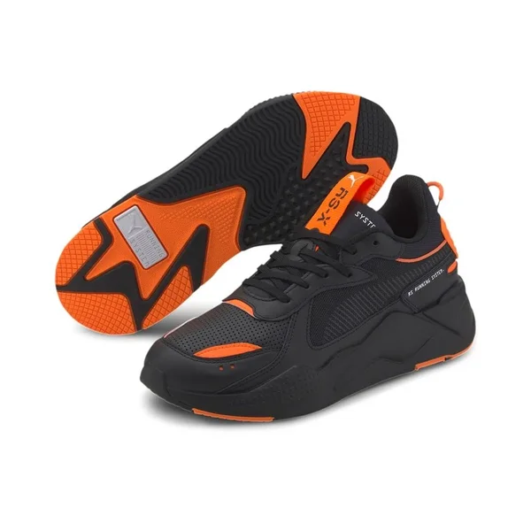 Puma RS-X Winterized Shoes Black Orange - 40.5