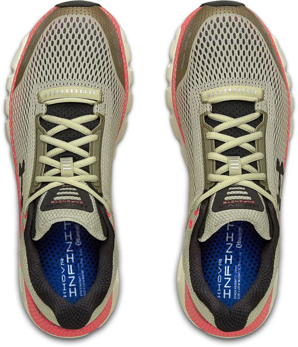 Under Armour Men's HOVR Infinite Running Shoes, Green/Pink