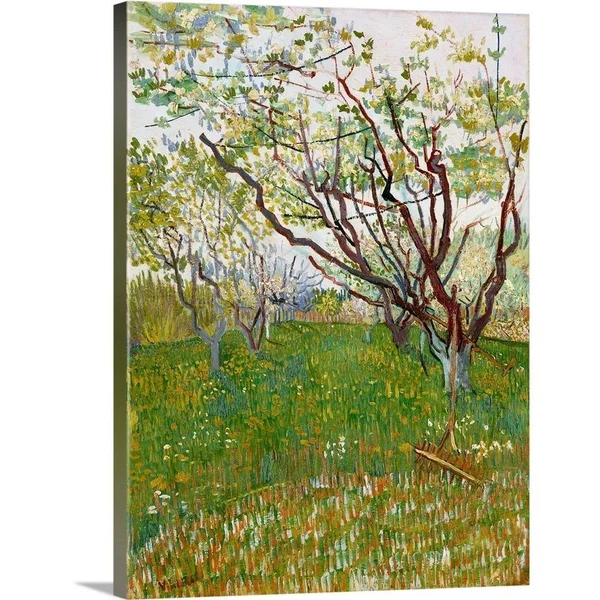 GreatBigCanvas The Flowering Orchard by Vince 40-in H x 30-in W Abstract Print on Canvas, 2467266-24-30X40