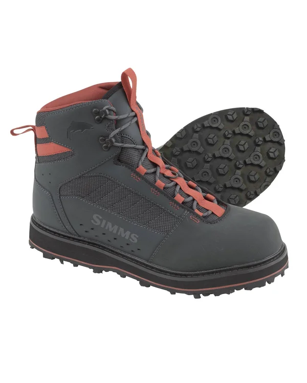 Simms Tributary Wading Boot 12; Carbon; Rubber