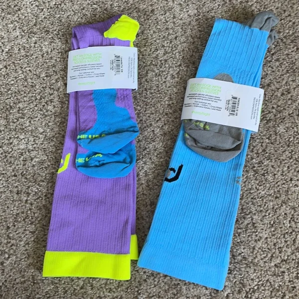 Pro Compression Men's Marathon Tall Compression Socks - Blue - S/M