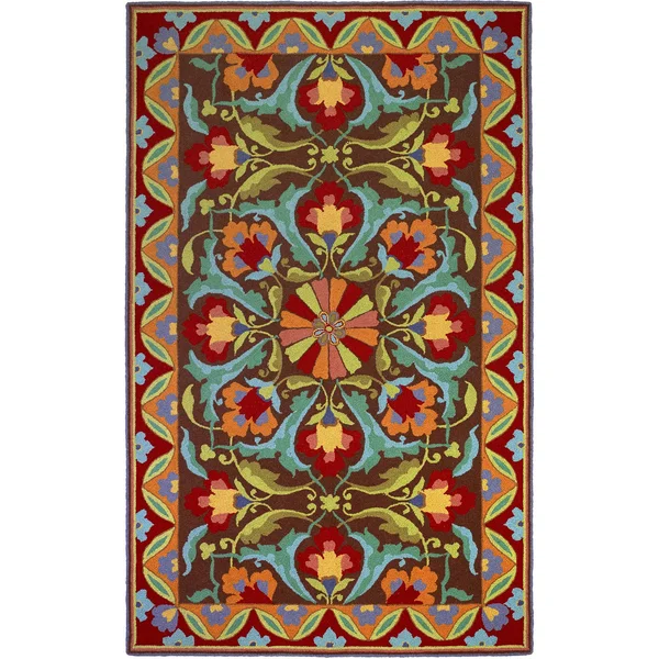 Company C Porcelain 18700 Mocha 5& x 8& Area Rug