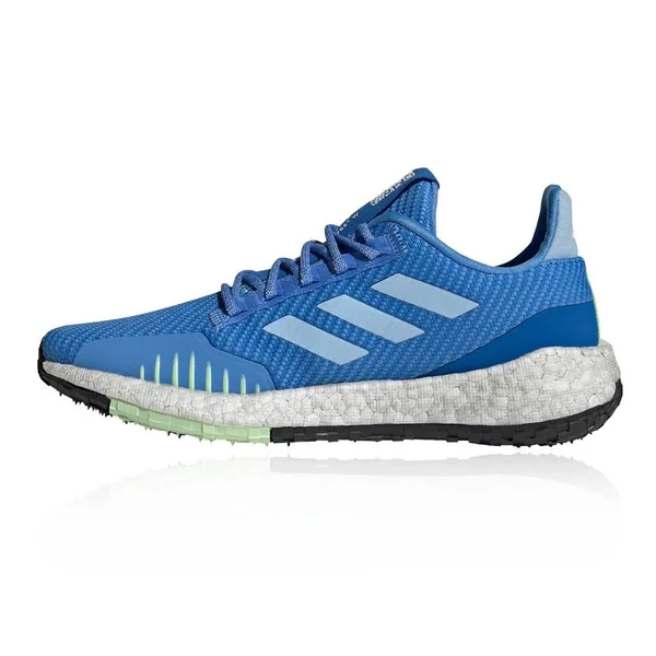 Adidas Pulseboost HD Ladies Running Shoes, Size 5, Blue/White