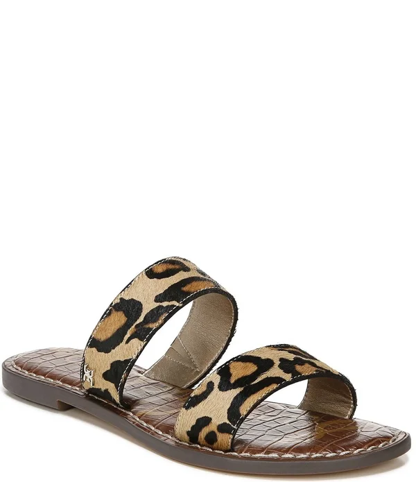 Sam Edelman Women's Gala Slide Sandals - Leopard