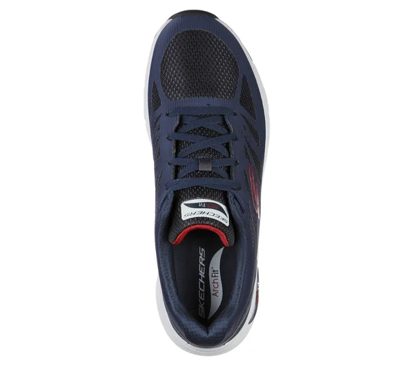 Skechers Arch Fit - Charge Back Navy - Red - Size 7.5