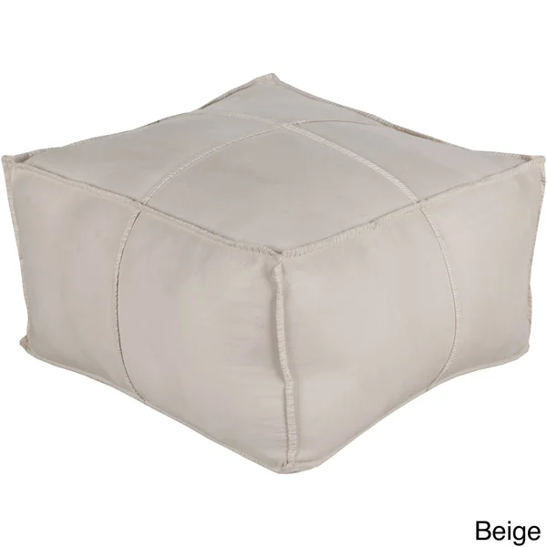 Surya Obsidian Cube Pouf