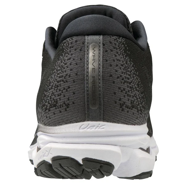 Men's Mizuno Rider Waveknit 3 Running Shoe - Size: 9 2E, Black