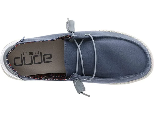 Hey Dude Wendy Linen 121412136 Citadel Blue