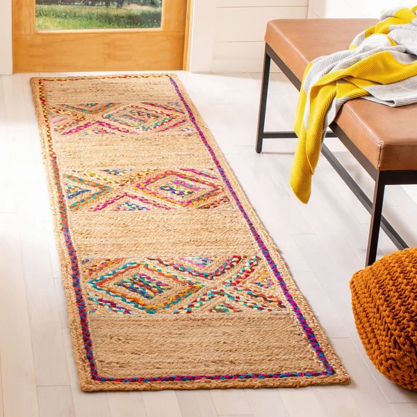 Safavieh Natural Fiber NF920B 2&3x22 x 8&0x22 Runner Natural - Multi Area Rug