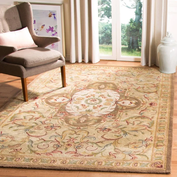 Safavieh Classic CL220B 7&6x22 x 9&6x22 Black, Beige Area Rug