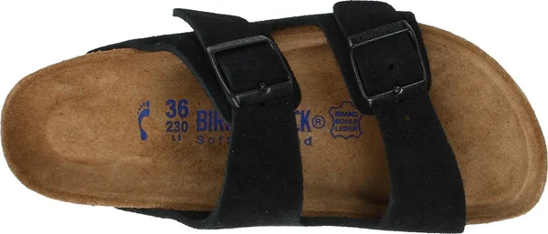Birkenstock Arizona Soft Footbed (Black Suede)