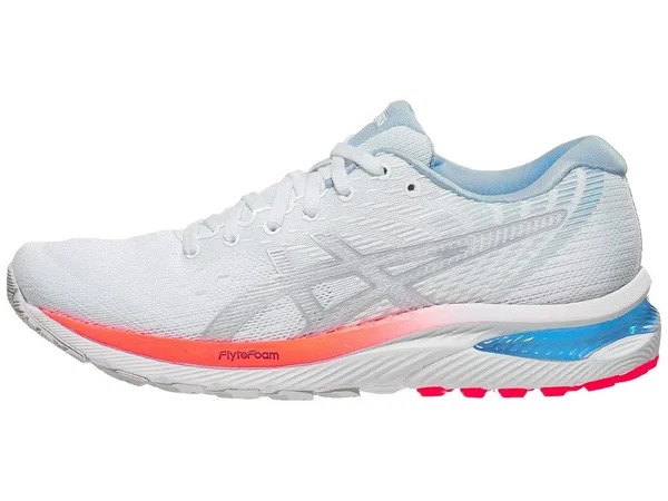 Asics GEL-Cumulus 22 White/Silver Women's Running Shoes, Size: 6.5