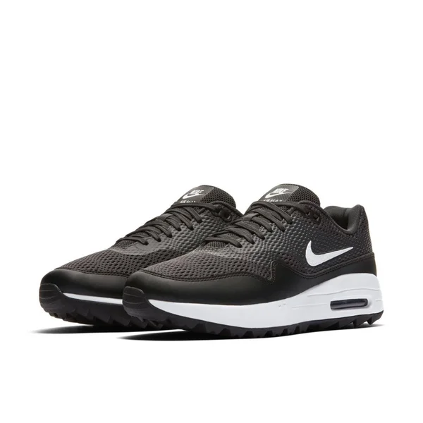 Nike Women's Air Max 1 G Golf Shoes Black/White M 9.5