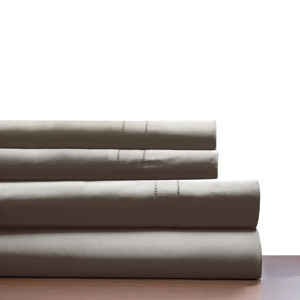 Pointehaven Deep Pocket 620 Thread Count Long Staple Cotton Sheet Set (King - Grey)