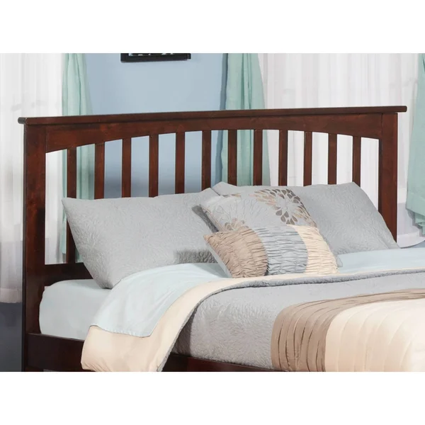 Atlantic Furniture Mission Headboard - Antique Walnut, Queen
