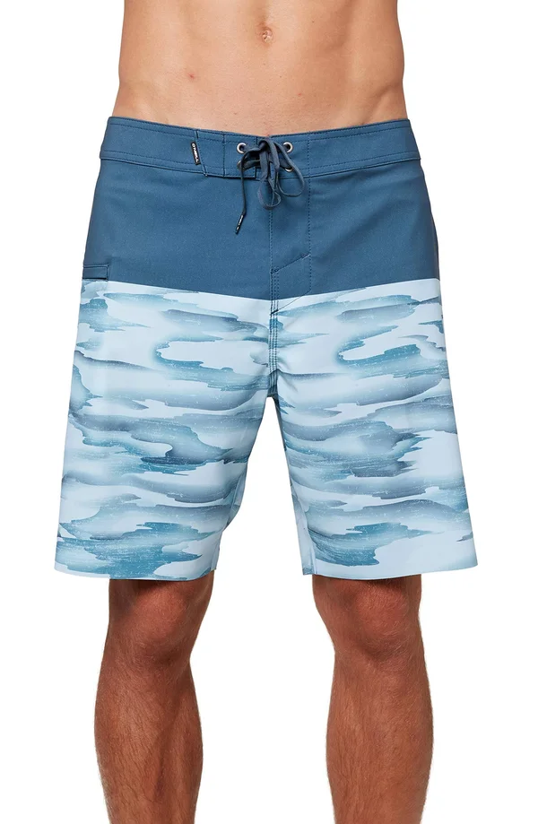 O&Neill Hyperfreak Nomad 19x22 Boardshorts Men's Light Blue, 34