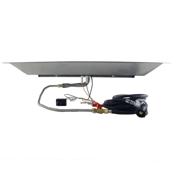 Outdoor GreatRoom CF-2424-BLK 24x22 x 24x22 Square Black GAS Burner
