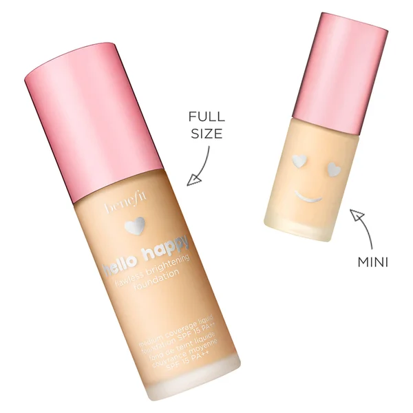 Benefit Hello Happy Flawless Brightening Foundation (30ml, 2)