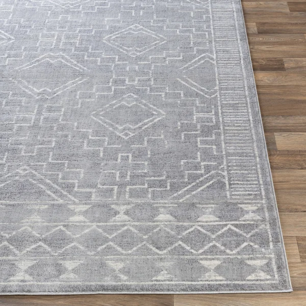 Talla Bohemian Global Area Rug - 9& x 12&3x22 - Ivory
