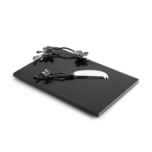Michael Aram Black Orchid Cheese Board with Knife, Small