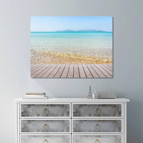 Coastal Craze Giclee Print Canvas Wall Art - 36 Inches x 48 Inches x 1.5 Inches