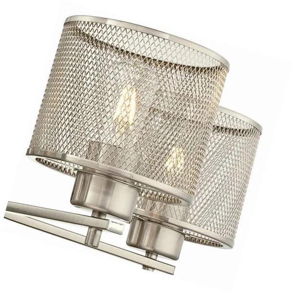 Westinghouse Morrison 5-Light Brushed Nickel Chandelier with Mesh Shades 6327500