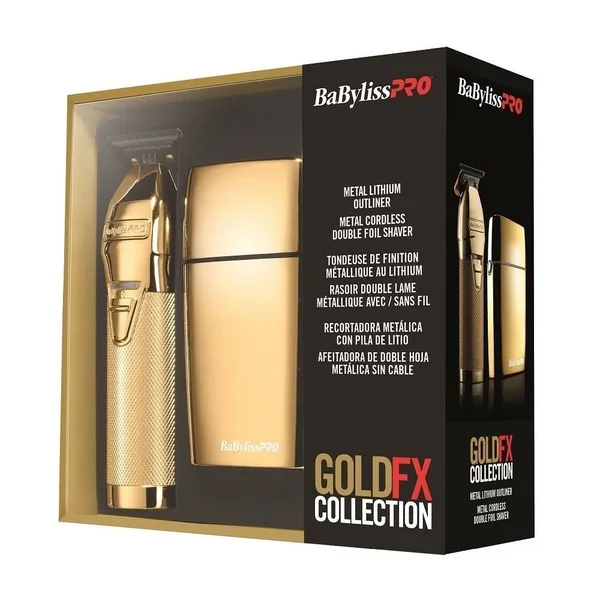 Babyliss Pro Gold FX Collection Skeleton Outliner & Double Foil Shaver