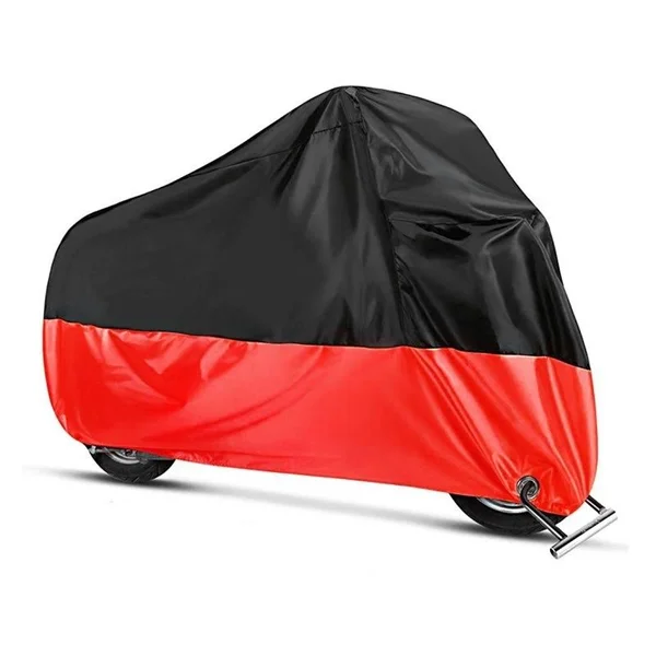 Cover Moto Guzzi V9 Bobber, Sport, Roamer Outdoor Tarpaulin Craftride XL in black-red, 230 x 92 x 125 cm