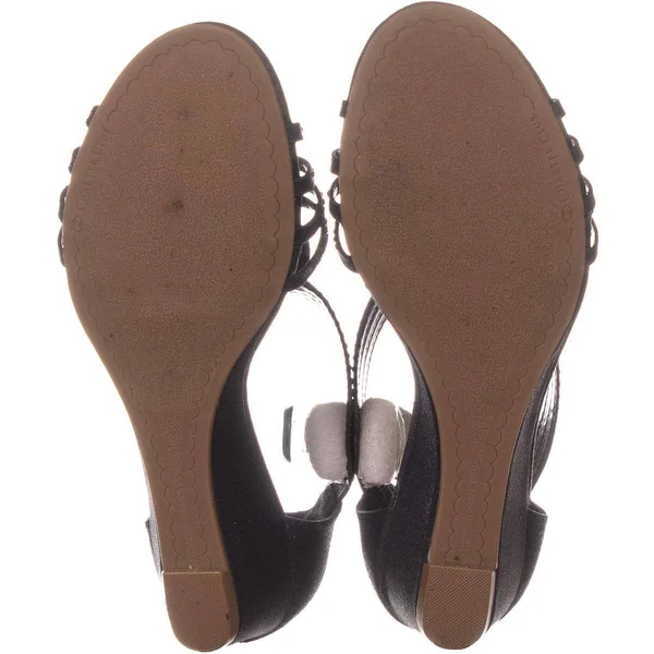 Charter Club Womens Gini Open Toe Casual Strappy Sandals - Black