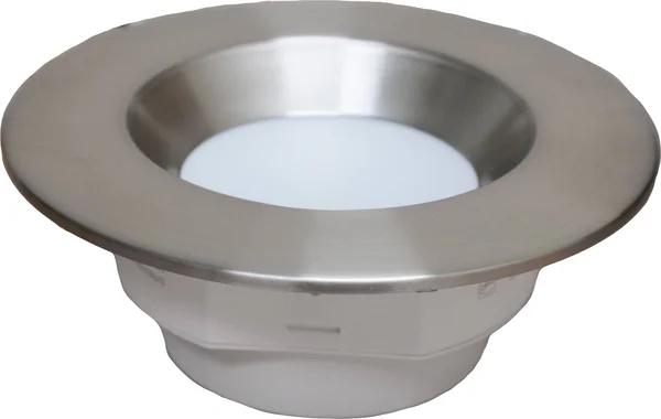 Multi Pack 5/6 inch Brushed Nickel Smooth Trim LED Recessed Downlight Retrofit - Choose Color Temp, Size: 5 Pack, Silver
