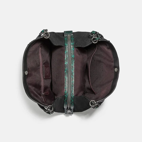 Coach Dalton 31 with Colorblock Snakeskin Detail