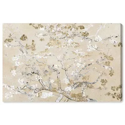 Floral and Botanical Van Gogh in Golden Blossoms Inspiration Gardens by Vincent Van Gogh - Wrapped Canvas Graphic Art Print Hous