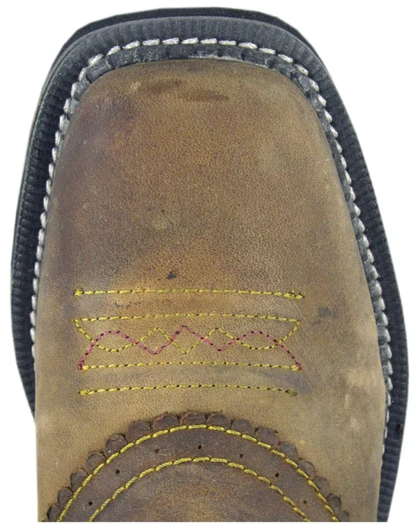 Smoky Mountain Children's Pawnee Square Toe Boots - Brown/Camo