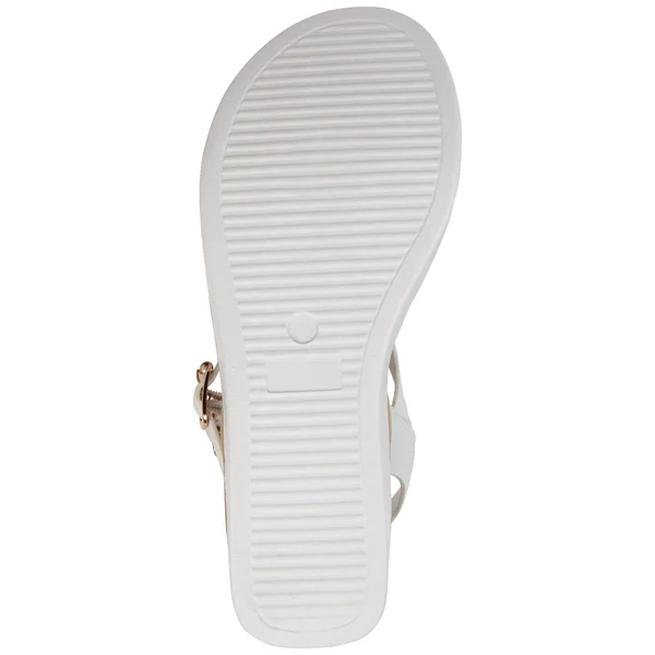 Journee Collection Bianca Women's Wedge Sandals - Size: 11, White