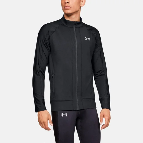 Under Armour ColdGear Run Knit Jacket Men's Running Apparel Black, Size Large