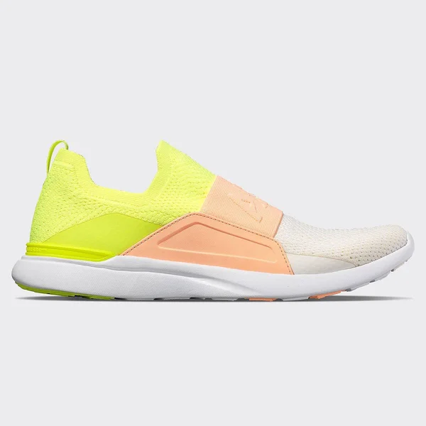 Women's APL Techloom Bliss Knit Running Shoe - Size 8 B - Yellow