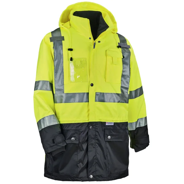 GloWear 8388 XL Lime Type R Class 3/2 Thermal Jacket Kit