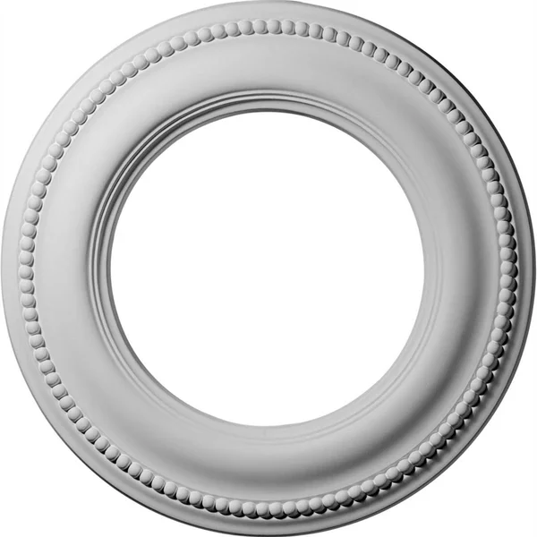 13x22OD x 7 1/2x22ID x 3/4x22P Bradford Classic Ceiling Medallion (Fits Canopies Up to 8 5/8x22), Hand-Painted Pot of Cream