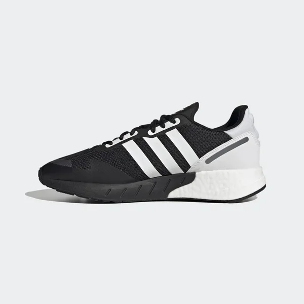 Adidas Originals ZX 1K Boost Black/White Men's Shoes, Size: 8.5