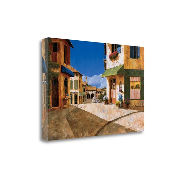 Tangletown Fine Art on My Way to The Market by Gilles Archambault - Gallery Wrap Canvas, 34x22 x 23x22