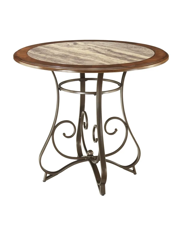 Signature Design by Ashley Hopstand Round Counter Height Dining Table