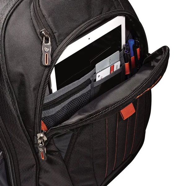 Samsonite Tectonic 2 Large Backpack (Black/Orange)