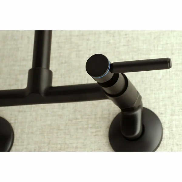 Concord 8-Inch Adjustable Center Wall Mount Kitchen Faucet - Polished Chrome PKS813C