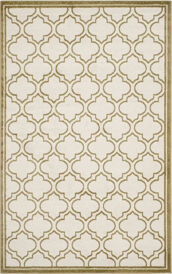 Safavieh Amherst Ivory & Light Green 7& x 7& Square Rug