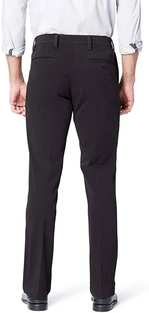 Dockers Men S Slim Fit Workday Khaki Smart 360 Flex Pants D1 - Black