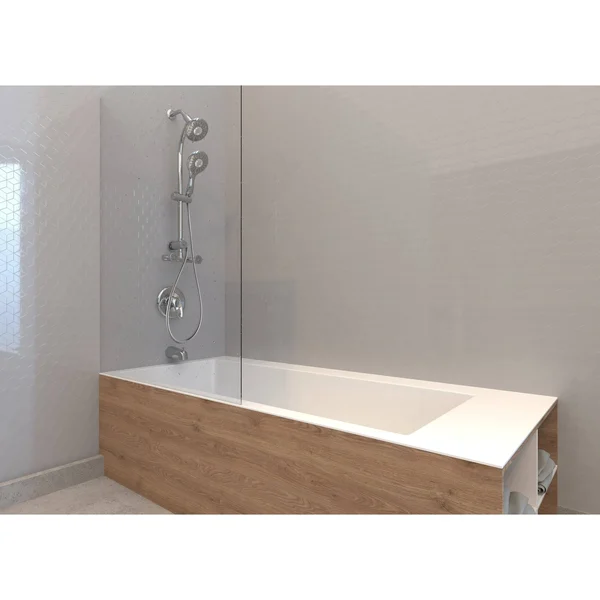 Belanger SYM018CP Retrofit Slide Bar Shower System with Body Jets - Polished Chrome